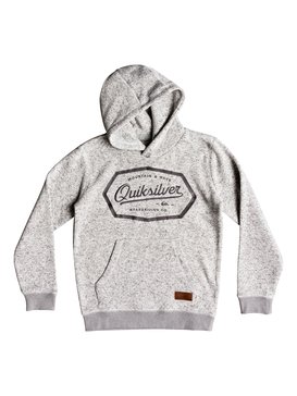 quiksilver, Keller - Sweat à capuche en polaire, LIGHT GREY HEATHER (sjsh) Keller - Polar Fleece Hoodie EQBFT03461