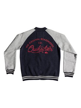quiksilver, You Koso - Bomber Sweatshirt for Boys 8-16, NAVY BLAZER HEATHER (byjh) You Koso - Bomber Sweatshirt for Boys 8-16 EQBFT03462