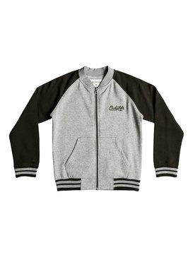 quiksilver, You Koso - Bomber-Sweatshirt, LIGHT GREY HEATHER (sjsh) You Koso - Bomber Sweatshirt EQBFT03462