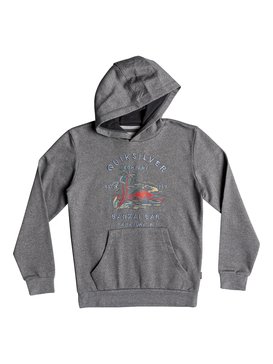 quiksilver, Banzai Bar - Hoodie for Boys 8-16, MEDIUM GREY HEATHER (kpvh) Banzai Bar - Hoodie for Boys 8-16 EQBFT03466