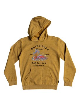 quiksilver, Banzai Bar - Hoodie for Boys 8-16, INCA GOLD (nmy0) Banzai Bar - Hoodie for Boys 8-16 EQBFT03466