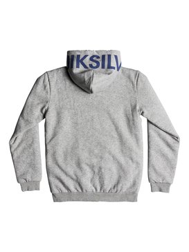 quiksilver, Best Wave Sherpa - Zip-Up Hoodie for Boys 8-16, LIGHT GREY HEATHER (sjsh) Best Wave Sherpa - Zip-Up Hoodie for Boys 8-16 EQBFT03467