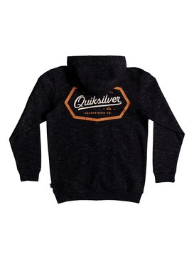quiksilver, Living On The Edge - Zip-Up Hoodie for Boys 8-16, DARK GREY HEATHER (krph) Living On The Edge - Zip-Up Hoodie for Boys 8-16 EQBFT03470