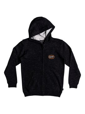 quiksilver, Living On The Edge - Zip-Up Hoodie for Boys 8-16, DARK GREY HEATHER (krph) Living On The Edge - Zip-Up Hoodie for Boys 8-16 EQBFT03470