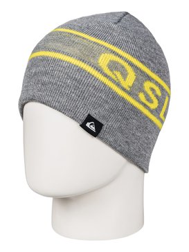 quiksilver, Knox - Bonnet pour Garçon 8-16 ans, GREY HEATHER (kpgh) Knox - Beanie for Boys 8-16 EQBHA03018