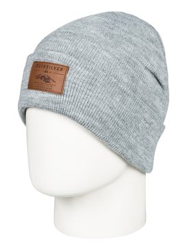 quiksilver, Brigade - Gorro para Chicos 8-16, GREY HEATHER (kpgh) Brigade - Beanie for Boys 8-16 EQBHA03031