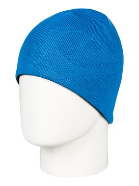 quiksilver, M&W - Bonnet pour Garçon 8-16 ans, DAPHNE BLUE (bqc0) M&W - Beanie for Boys 8-16 EQBHA03032