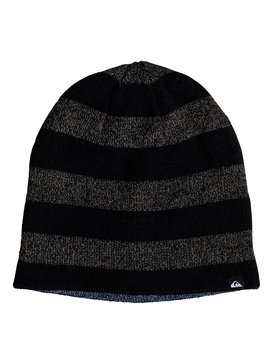 quiksilver, Quiksilver - Reversible Beanie for Boys 8-16, BLACK (kvj0) Quiksilver - Reversible Beanie for Boys 8-16 EQBHA03040