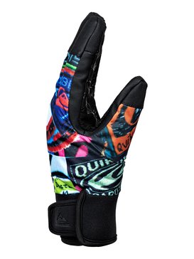 quiksilver, Сноубордические перчатки Method, QUIKY PRINT GLOVES (wbk5) Method - Snowboard/Ski Gloves EQBHN03014