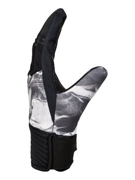 quiksilver, Method - Gants de ski/snowboard pour Garçon 8-16 ans, WHITE_HIGHLINE (wbk3) Method - Ski/Snowboard Gloves for Boys 8-16 EQBHN03022