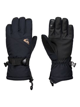 quiksilver, Mission - Gants de ski/snowboard pour Garçon 8-16 ans, BLACK (kvj0) Mission - Ski/Snowboard Gloves for Boys 8-16 EQBHN03023