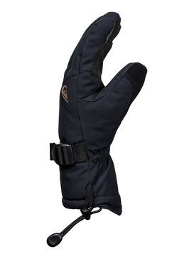 quiksilver, Mission - Gants de ski/snowboard pour Garçon 8-16 ans, BLACK (kvj0) Mission - Ski/Snowboard Gloves for Boys 8-16 EQBHN03023