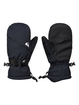 quiksilver, Mission - Moufles de ski/snowboard pour Garçon 8-16 ans, BLACK (kvj0) Mission - Ski/Snowboard Mittens for Boys 8-16 EQBHN03024