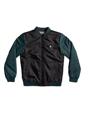 quiksilver, Batang - Veste bomber déperlant pour Garçon 8-16 ans, BLACK (kvj0) Batang - Water-Repellent Bomber Jacket for Boys 8-16 EQBJK03123