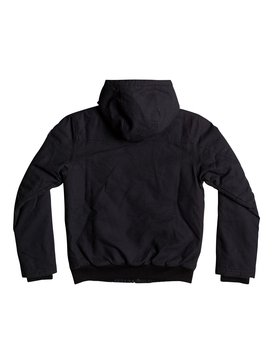 quiksilver, Brooks Island DWR - Water-Repellent Hooded Bomber Jacket, BLACK (kvj0) Brooks Island DWR - Water-Repellent Hooded Bomber Jacket EQBJK03125
