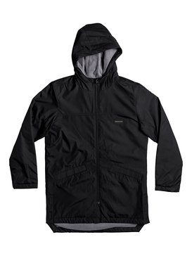 quiksilver, Perka - Water-Repellent Longline Windbreaker, BLACK (kvj0) Perka - Water-Repellent Longline Windbreaker EQBJK03130