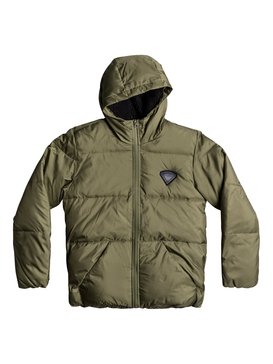 quiksilver, Sweet Yana Ki - Water-Repellent Puffer Jacket, FOUR LEAF CLOVER (gph0) Sweet Yana Ki - Water-Repellent Puffer Jacket EQBJK03135
