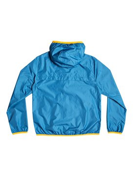Contrasted - Hooded Water-Repellent Windbreaker for Boys 8-16  EQBJK03138