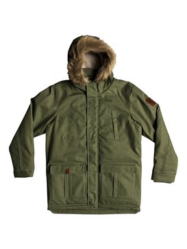 quiksilver, Tottori - Waterproof Hooded Parka, FOUR LEAF CLOVER (gph0) Tottori - Waterproof Hooded Parka EQBJK03151