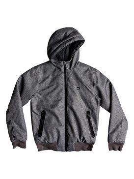 quiksilver, Brooks 5K - Manteau imperméable à capuche, LIGHT GREY HEATHER (sjsh) Brooks 5K - Waterproof Hooded Jacket EQBJK03154