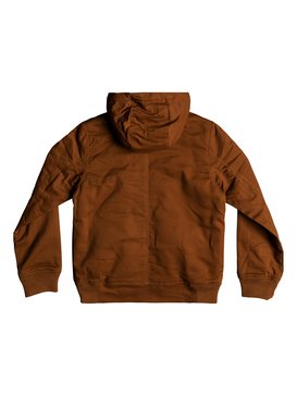 quiksilver, Hana Go - Water-Resistant Hooded Jacket for Boys 8-16, RUBBER (cpp0) Hana Go - Water-Resistant Hooded Jacket for Boys 8-16 EQBJK03155