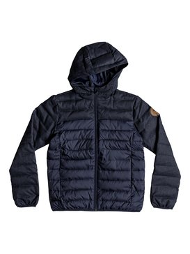 quiksilver, Scaly Mix - Giacca insulator impermeabile con cappuccio, NAVY BLAZER (byj0) Scaly Mix - Water Resistant Hooded Insulator Jacket EQBJK03156