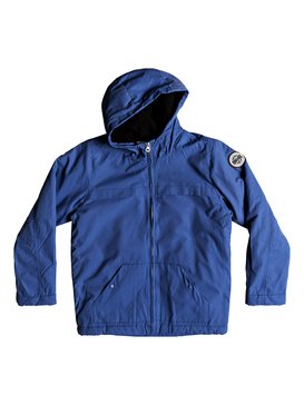 quiksilver, Wanna - Water Resistant Hooded Parka, BIJOU BLUE (bng0) Wanna - Water Resistant Hooded Parka EQBJK03158