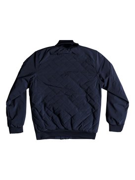 quiksilver, Mankai Sun - Water-Resistant Bomber Jacket for Boys 8-16, BLUE NIGHTS (btk0) Mankai Sun - Water-Resistant Bomber Jacket for Boys 8-16 EQBJK03160