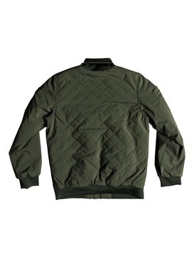 quiksilver, Mankai Sun - Water-Resistant Bomber Jacket for Boys 8-16, THYME (cqy0) Mankai Sun - Water-Resistant Bomber Jacket for Boys 8-16 EQBJK03160