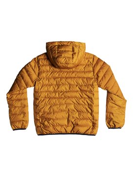 quiksilver, Scaly - Water-Resistant Puffer Jacket for Boys 8-16, INCA GOLD (nmy0) Scaly - Water-Resistant Puffer Jacket for Boys 8-16 EQBJK03161