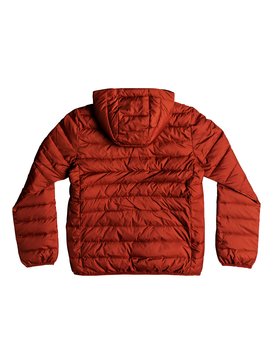quiksilver, Scaly - Water-Resistant Puffer Jacket for Boys 8-16, BARN RED (rqj0) Scaly - Water-Resistant Puffer Jacket for Boys 8-16 EQBJK03161