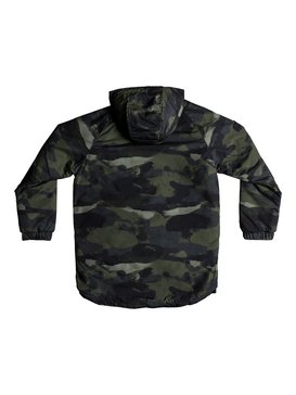 quiksilver, Mitake Smash - Water-Resistant Hooded Parka for Boys 8-16, FOUR LEAF CLOVER CAMO S318 (gph6) Mitake Smash - Water-Resistant Hooded Parka for Boys 8-16 EQBJK03163
