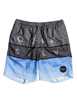 quiksilver, Word Block 15" - Swim Shorts for Boys 8-16, IRON GATE (kzm6) Word Block 15" - Swim Shorts for Boys 8-16 EQBJV03136
