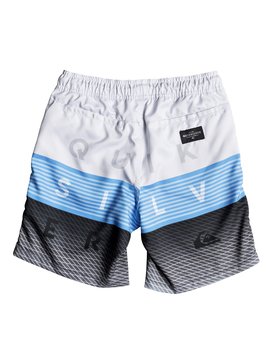 quiksilver, Word Block 15" - Swim Shorts for Boys 8-16, WHITE (wbb6) Word Block 15" - Swim Shorts for Boys 8-16 EQBJV03136