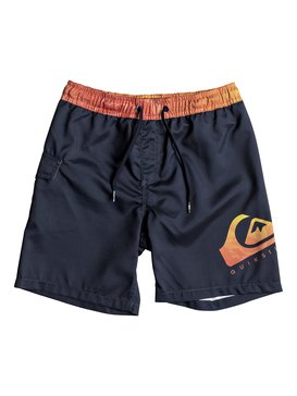 quiksilver, Lava Logo 15" - Short de bain pour Garçon 8-16 ans, NAVY BLAZER (byj6) Lava Logo 15" - Swim Shorts for Boys 8-16 EQBJV03137