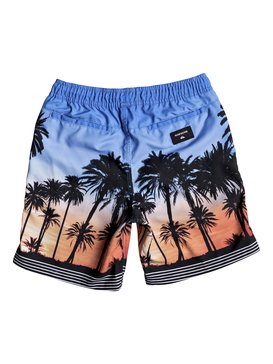 quiksilver, Sunset Vibes 15" - Swim Shorts for Boys 8-16, SILVER LAKE BLUE (bjq6) Sunset Vibes 15" - Swim Shorts for Boys 8-16 EQBJV03171