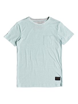 quiksilver, Makayoko - T Shirt col rond pour Garçon 8-16 ans, EGGSHELL BLUE (bfd0) Makayoko - T-Shirt for Boys 8-16 EQBKT03168