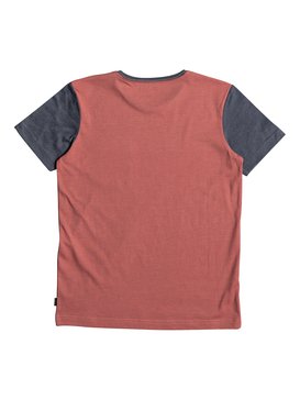 quiksilver, Baysic - T Shirt col rond pour Garçon 8-16 ans, MINERAL RED (mmz0) Baysic - T-Shirt for Boys 8-16 EQBKT03169