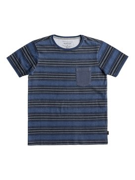 quiksilver, Bayo - T shirt avec poche pour Garçon 8-16 ans, BLUE NIGHT BAYO (btk6) Bayo - Pocket T-Shirt for Boys 8-16 EQBKT03174