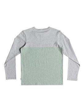 quiksilver, Lya Base - Long Sleeve T-Shirt for Boys 8-16, LIGHT GREY HEATHER (sjsh) Lya Base - Long Sleeve T-Shirt for Boys 8-16 EQBKT03185
