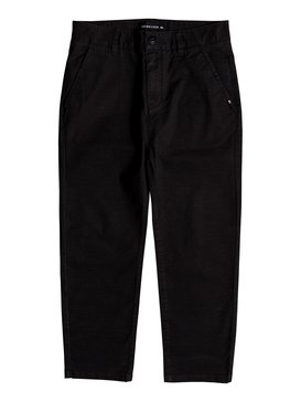 quiksilver, Omine - Pantaloni con lunghezza alla caviglia, DARK GREY HEATHER (krph) Omine - Ankle Length Trousers EQBNP03069