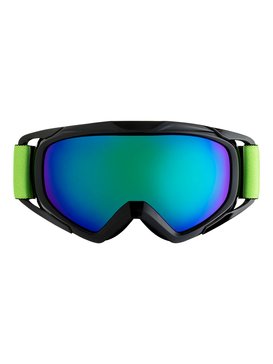 quiksilver, Eagle - Máscara para esquí/snowboard para Chicos 8-16, LIME GREEN_MOAM TATT (gjz3) Eagle - Ski/Snowboard Goggles for Boys 8-16 EQBTG03007