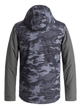 quiksilver, Сноубордическая куртка Ridge, BLACK GREY CAMOKAZI (kvj9) Ridge - Snow Jacket EQBTJ03057