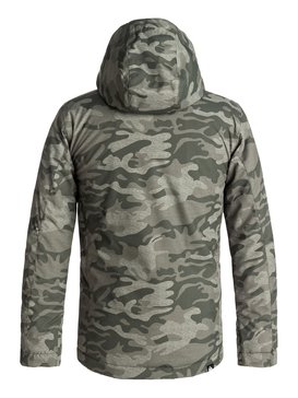 quiksilver, Mission - Snow Jacket for Boys 8-16, GRAPE LEAF CAMOKAZI (cre2) Mission - Snow Jacket for Boys 8-16 EQBTJ03061