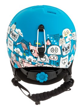 quiksilver, Empire - Casque de snowboard/ski pour Garçon 8-16 ans, DAPHNE BLUE_ANIMAL PARTY (bqc1) Empire - Snowboard/Ski Helmet for Boys 8-16 EQBTL03009
