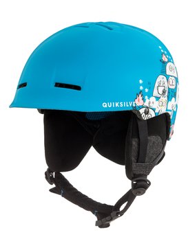quiksilver, Empire - Casque de snowboard/ski pour Garçon 8-16 ans, DAPHNE BLUE_ANIMAL PARTY (bqc1) Empire - Snowboard/Ski Helmet for Boys 8-16 EQBTL03009