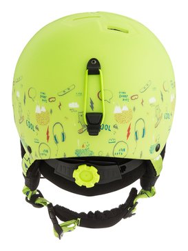 quiksilver, Empire - Casque de snowboard/ski pour Garçon 8-16 ans, LIME GREEN_MOAM TATT (gjz3) Empire - Snowboard/Ski Helmet for Boys 8-16 EQBTL03009