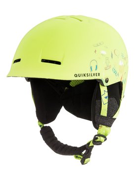 quiksilver, Empire - Casque de snowboard/ski pour Garçon 8-16 ans, LIME GREEN_MOAM TATT (gjz3) Empire - Snowboard/Ski Helmet for Boys 8-16 EQBTL03009