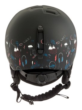 quiksilver, Empire - Casque de snowboard/ski pour Garçon 8-16 ans, BLACK_MAOAM TATT (kvj6) Empire - Snowboard/Ski Helmet for Boys 8-16 EQBTL03009