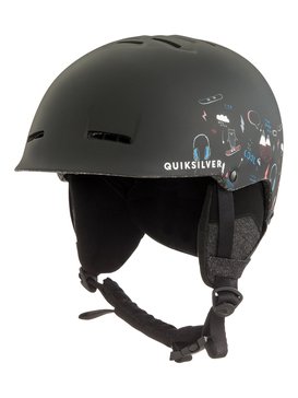 quiksilver, Empire - Casque de snowboard/ski pour Garçon 8-16 ans, BLACK_MAOAM TATT (kvj6) Empire - Snowboard/Ski Helmet for Boys 8-16 EQBTL03009